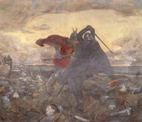 Arthur et Mordred
