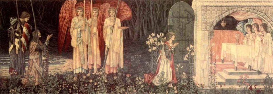 Les Trois Bons Chevaliers à Sarras