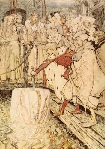 Galaad tire l'épée