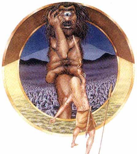 Combat de Balor et Lugh Lamfada