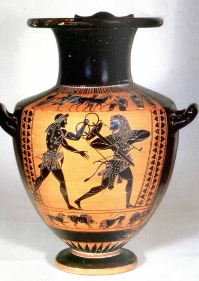 Apollon et Héraclès se disputent le trépied