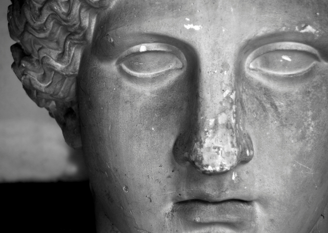 Visage de Junon, reine romaine des dieux