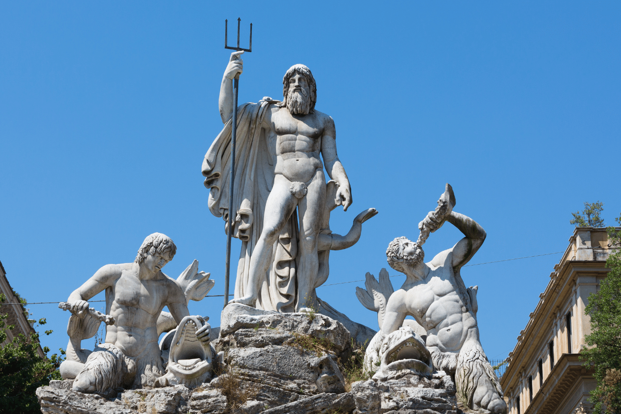 Statue des dieux romains