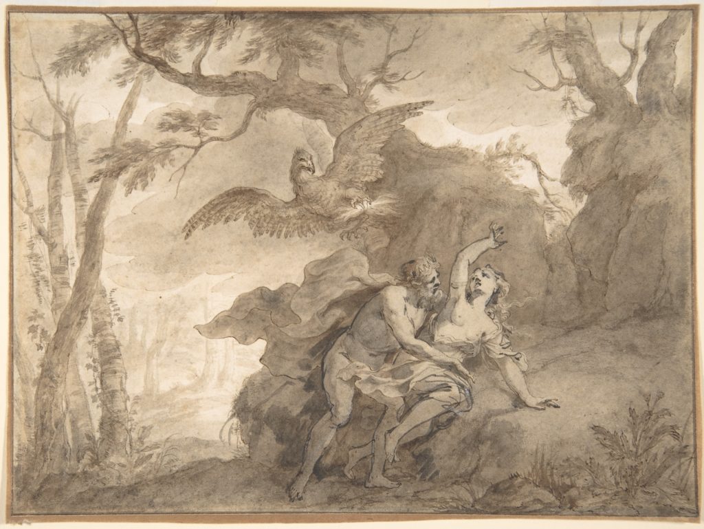 Illustrations des Métamorphoses d'Ovide — Jupiter et Io