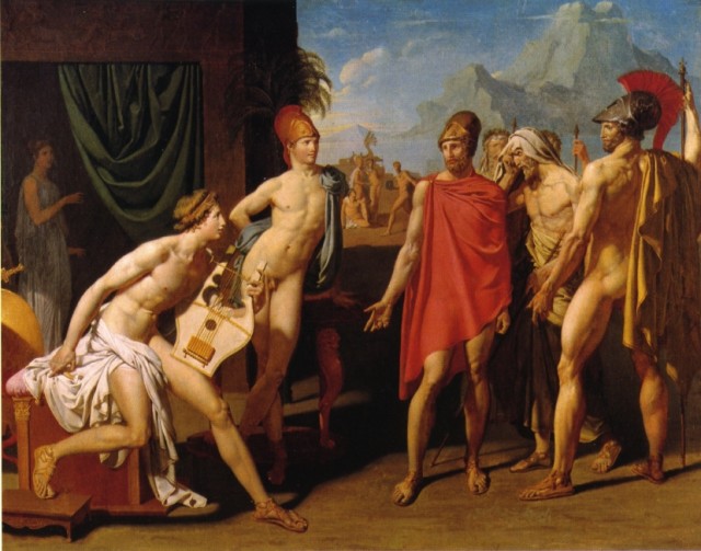 Les ambassadeurs d'Agamemnon par Ingres