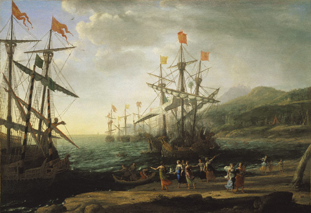 Les Troyennes mettant le feu à la flotte grecque