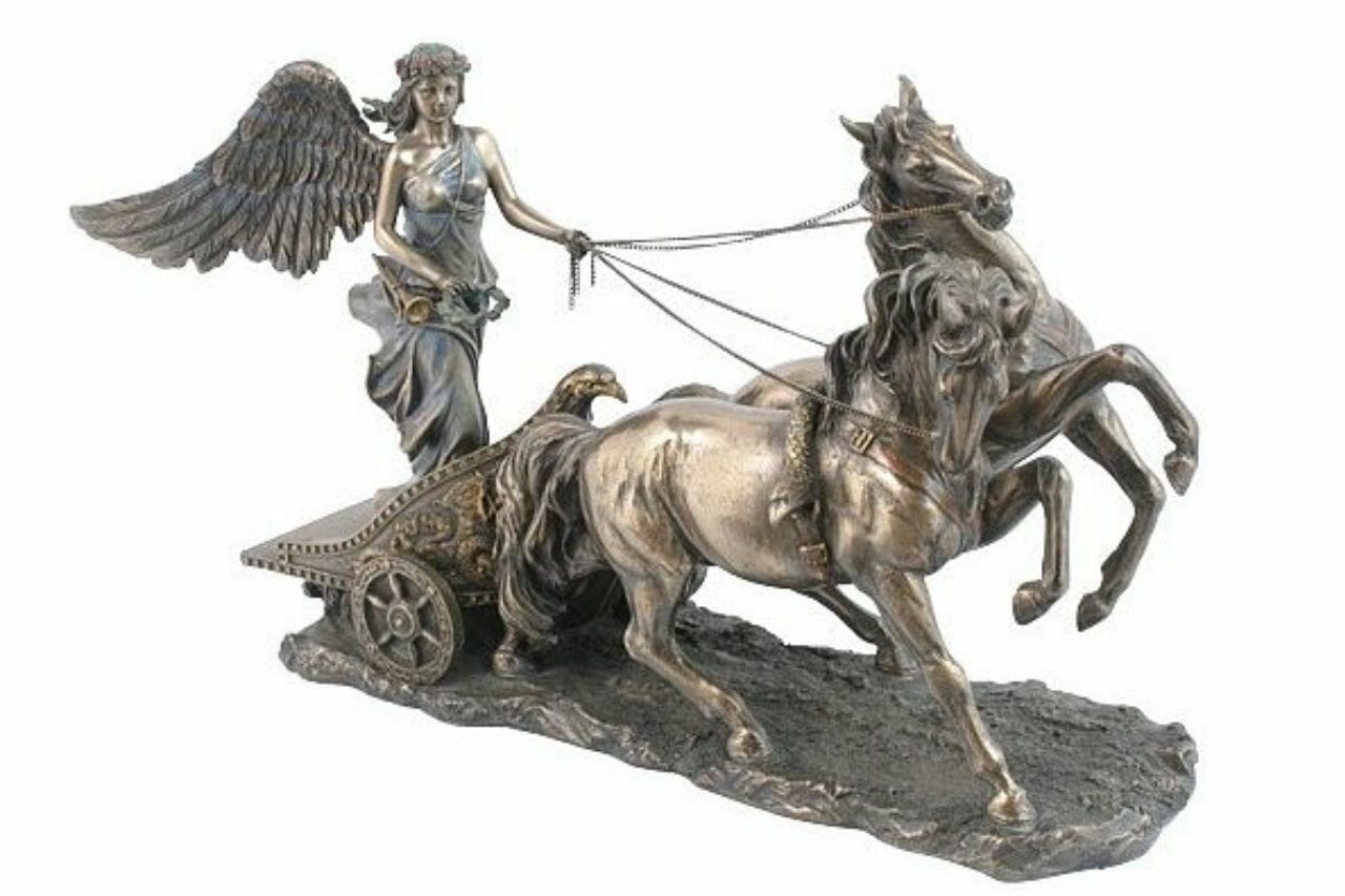 Représentation de la déesse grecque Bia dans la mythologie grecque