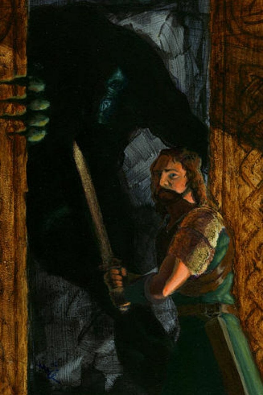 Grendel en tant que monstre maléfique dans Beowulf