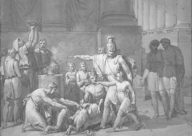 Hannibal jurant une inimitié éternelle envers Rome
