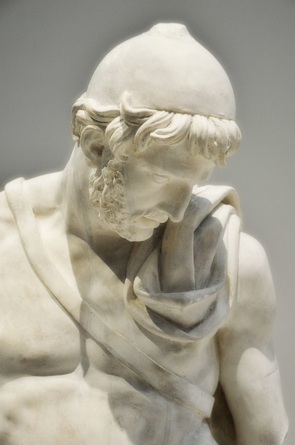 Statue d'Ulysse, héros de l'Odyssée