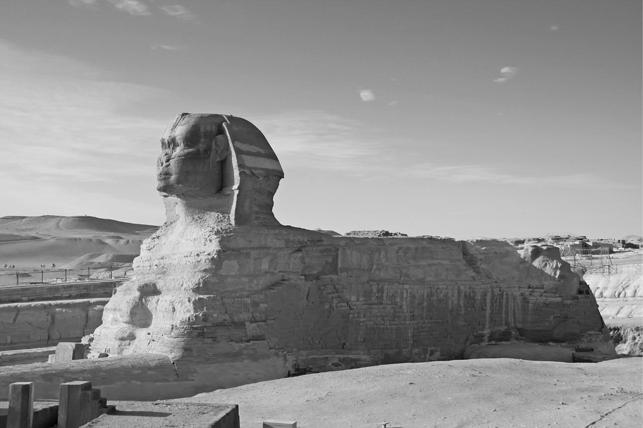 Le roi Khafre et le Sphinx de Gizeh