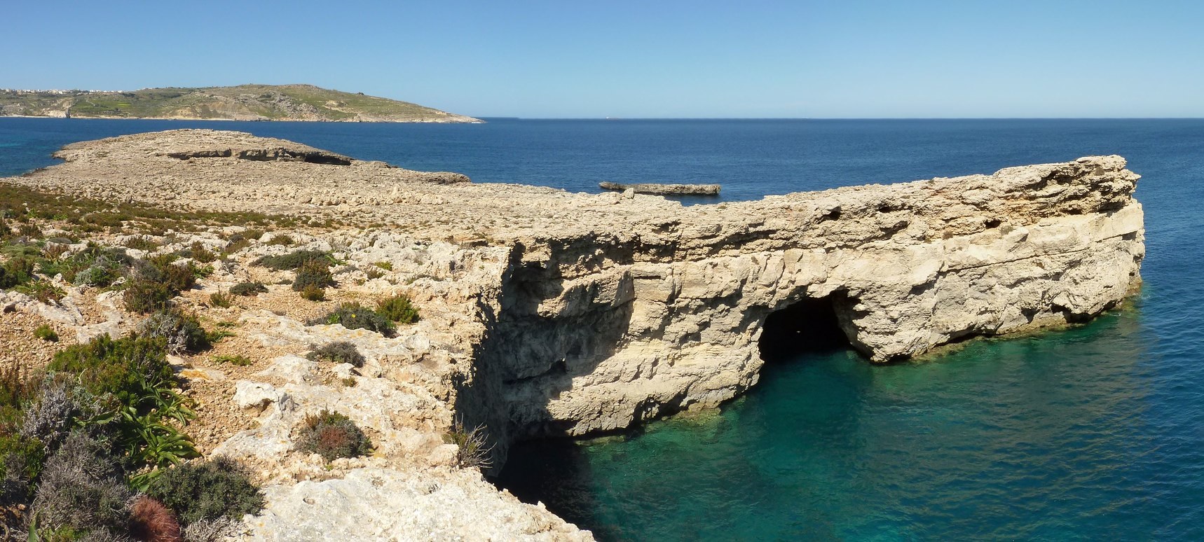 Vue de l'île de Comino, Malte