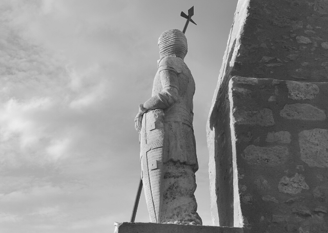 Monument d'un croisé médiéval