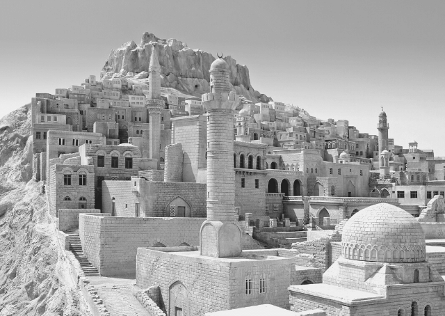 Ancienne ville médiévale au Moyen-Orient