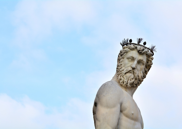 Portrait de Poséidon tel que décrit dans l'Odyssée