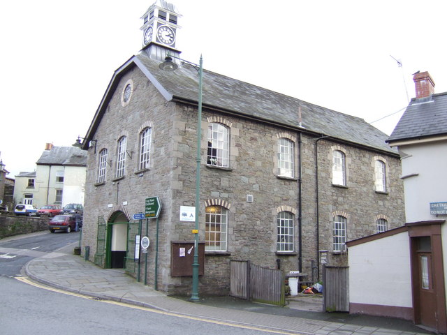 La mairie de Talgarth, dont le nom pourrait bien préserver celui de Garth Madrun, le territoire qui devint le royaume de Brycheiniog. Photo par Jonathan Billinger