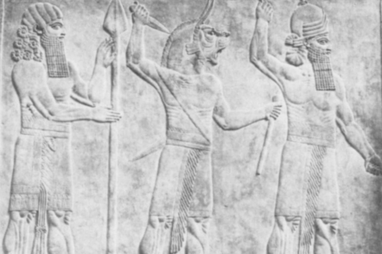Relief antique d'Ugallu