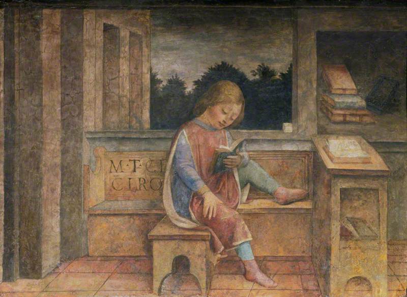 Le jeune Cicéron lisant, Vincenzo Foppa, 1464
